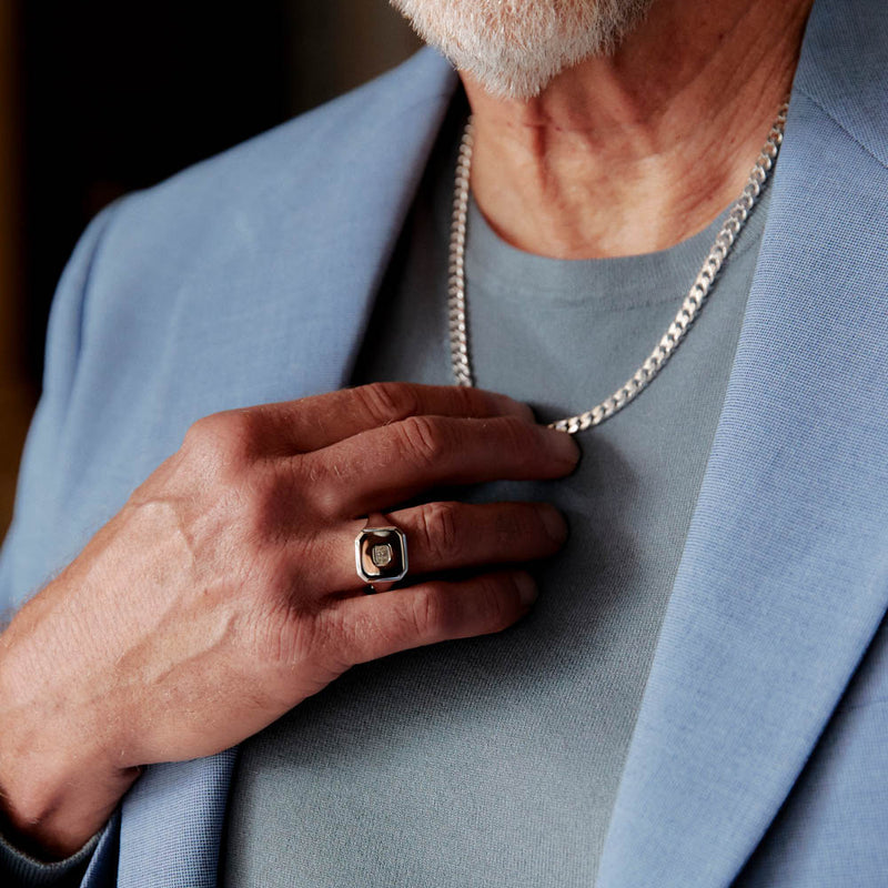 Sterling Silver Curb Chain-Necklace-Walker & Hall