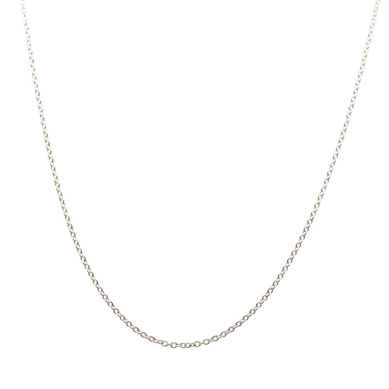 Sterling Silver Cable Chain-Necklace-Walker & Hall
