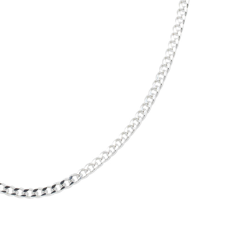 Sterling Silver Curb Chain-Necklace-Walker & Hall