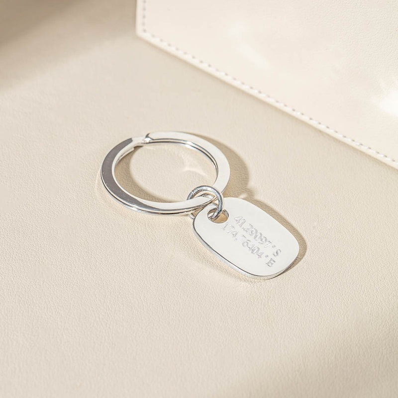 Sterling Silver Key Ring-Key ring-Walker & Hall