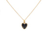 Stolen Girlfriends Club Love Claw Necklace - Gold Plated & Onyx-Necklace-Walker & Hall