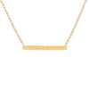 Stolen Girlfriends Club Stolen Plank Necklace - Gold Plated-Necklace-Walker & Hall