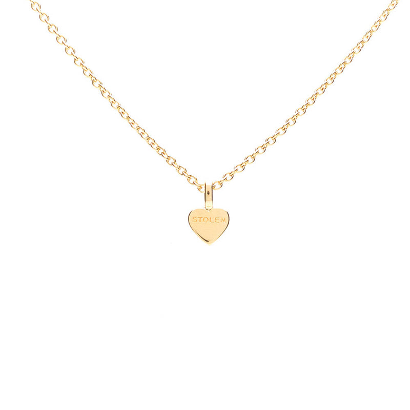 Stolen Girlfriends Club Stolen Heart Necklace - Gold Plated-Necklace-Walker & Hall