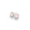 Stolen Girlfriends Club Love Claw Earrings - Sterling Silver & Rose Quartz-Earrings-Walker & Hall
