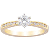 18ct Yellow Gold .50ct Diamond Avalon Ring-Ring-Walker & Hall