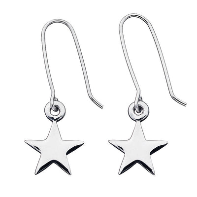 Karen Walker Star Earrings - Sterling Silver-Earrings-Walker & Hall