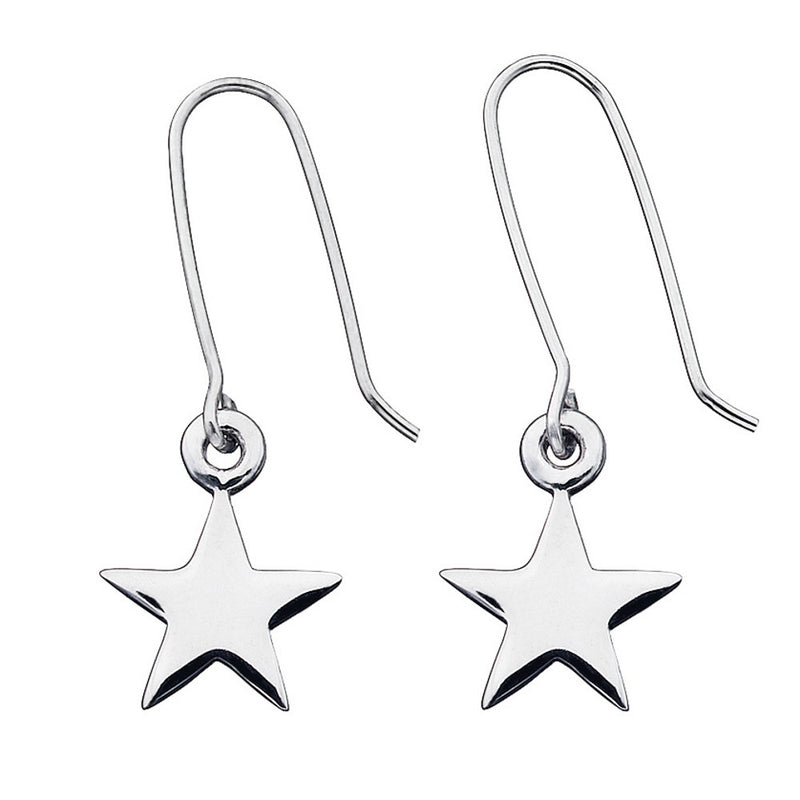 Karen Walker Star Earrings - Sterling Silver-Earrings-Walker & Hall