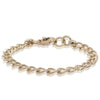 9ct Yellow Gold Curb Link Bracelet-Bracelet-Walker & Hall