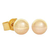 9ct Yellow Gold 5mm Ball Stud Earrings-Earrings-Walker & Hall