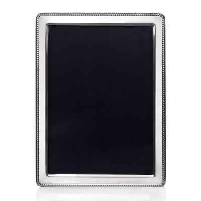 Sterling Silver Bead Photo Frame-Silverware-Walker & Hall