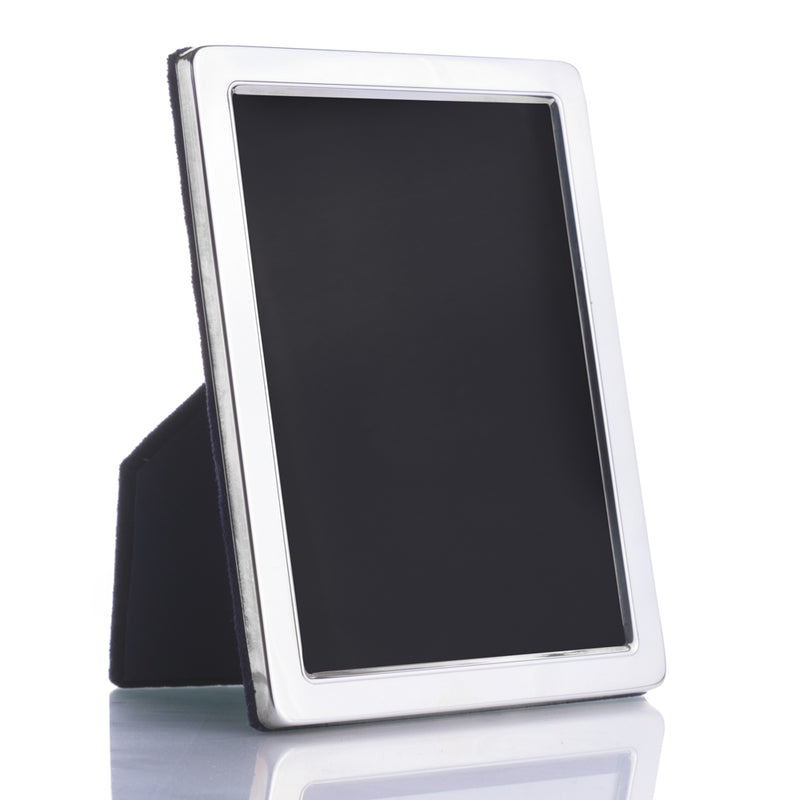 Sterling Silver Narrow Frame Photo Frame-Silverware-Walker & Hall
