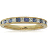 18ct Yellow Gold Sapphire And Diamond Band-Ring-Walker & Hall