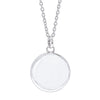 Sterling Silver Pebble Pendant-Necklace-Walker & Hall