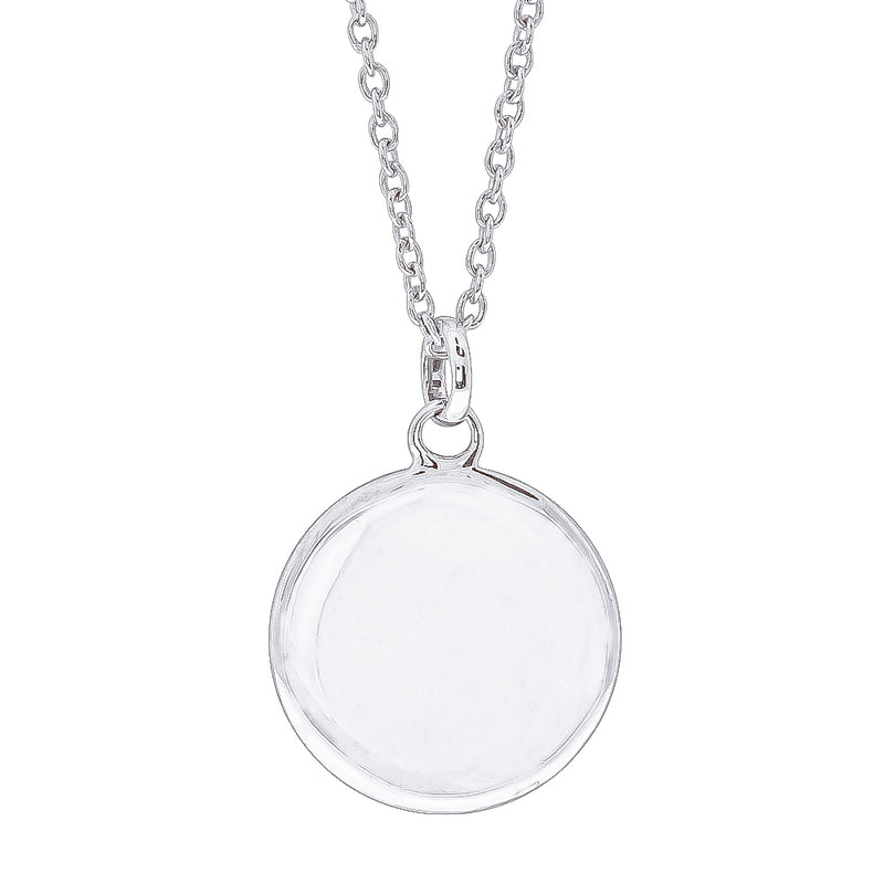 Sterling Silver Pebble Pendant-Necklace-Walker & Hall