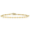 18ct Yellow Gold Diamond Set Bracelet-Bracelet-Walker & Hall