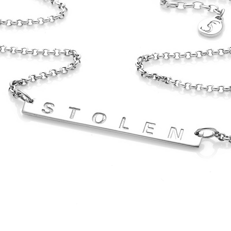 Stolen Girlfriends Club Stolen Plank Necklace-Necklace-Walker & Hall