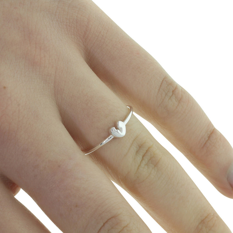 Karen Walker Broken Heart Ring - Sterling Silver-Ring-Walker & Hall