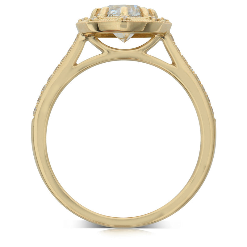 18ct Yellow Gold Diamond Ring-Ring-Walker & Hall