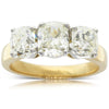 18ct Yellow Gold Diamond Three Stone Ring-Ring-Walker & Hall