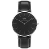 Daniel Wellington Classic Black Sheffield 40mm Watch-Watch-Walker & Hall