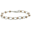 9ct Rose Gold & Sterling Silver Belcher Bracelet-Bracelet-Walker & Hall