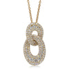 18ct Yellow Gold Diamond Pendant-Necklace-Walker & Hall