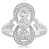 18ct White Gold Diamond Ring-Ring-Walker & Hall