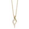 18ct Yellow Gold Diamond Pendant-Necklace-Walker & Hall
