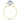 18ct Yellow & White Gold Sapphire & Diamond Halo Ring-Ring-Walker & Hall