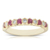 18ct Yellow Gold Ruby & Diamond Ring-Ring-Walker & Hall