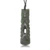 NZ Greenstone Tekoteko Pendant-Necklace-Walker & Hall