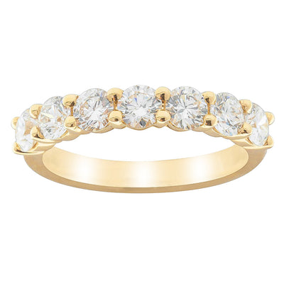 18ct Yellow Gold 1.33ct Diamond Panorama Ring-Ring-Walker & Hall