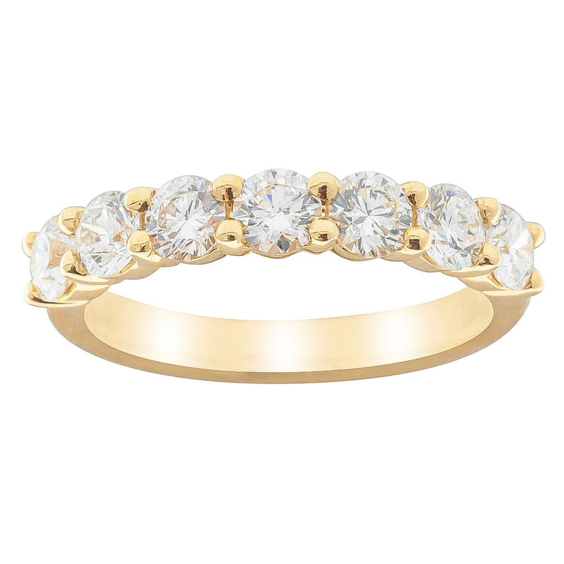 18ct Yellow Gold 1.33ct Diamond Panorama Ring-Ring-Walker & Hall