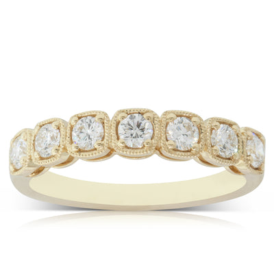 18ct Yellow Gold Diamond Ring-Ring-Walker & Hall