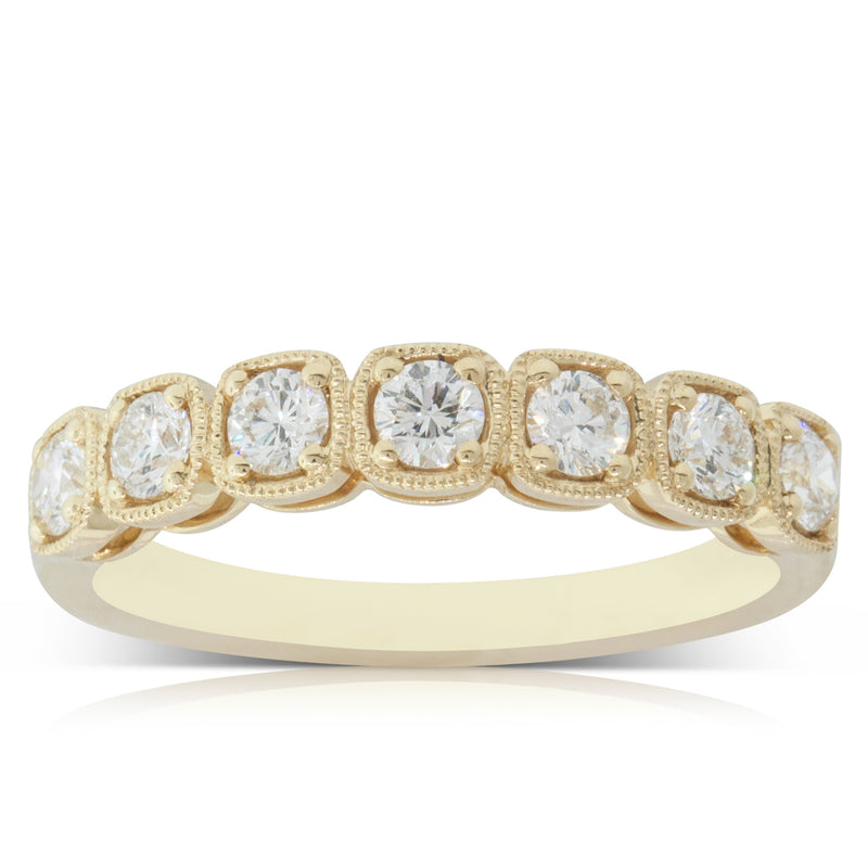 18ct Yellow Gold Diamond Ring-Ring-Walker & Hall