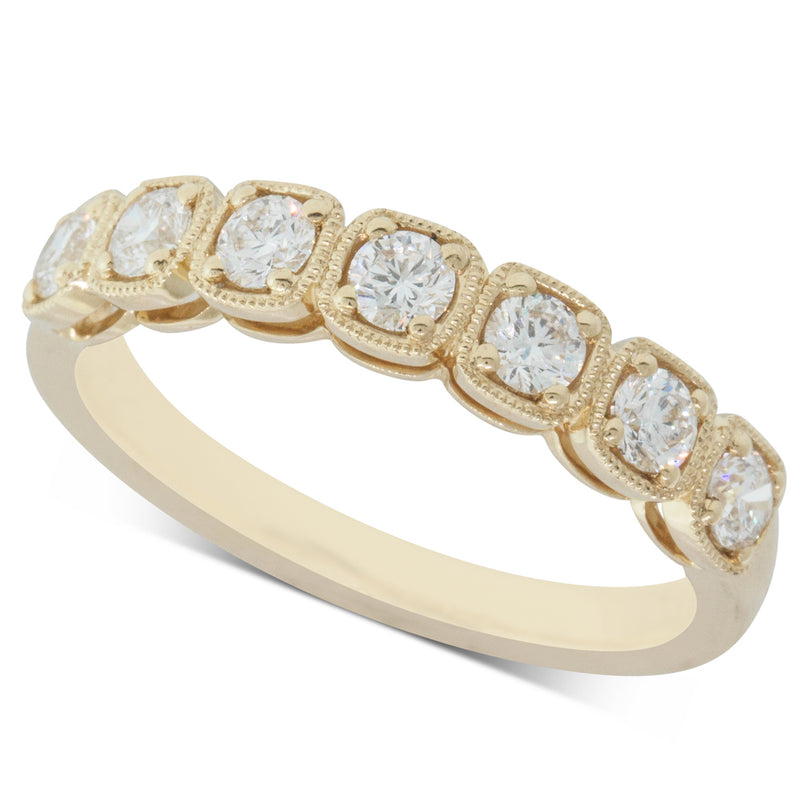 18ct Yellow Gold Diamond Ring-Ring-Walker & Hall