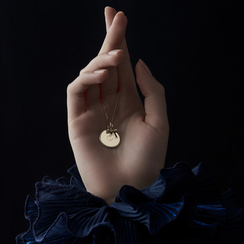 Karen Walker Society Necklace - 9ct Yellow Gold-Necklace-Walker & Hall