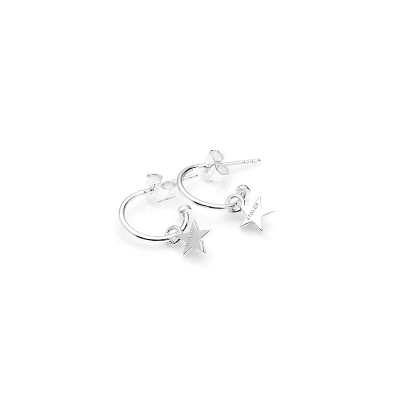 Stolen Girlfriends Club Stolen Star Anchor Earrings-Earrings-Walker & Hall