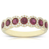 18ct Yellow Gold Ruby & Diamond Ring-Ring-Walker & Hall