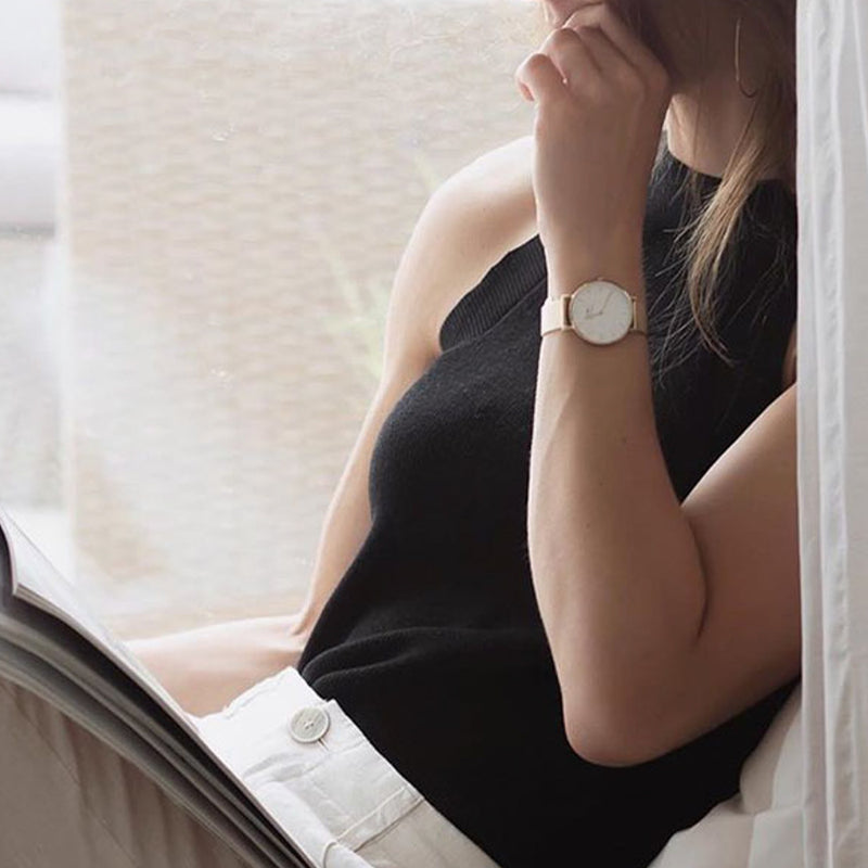 Daniel Wellington Petite Evergold 36mm Watch-Watch-Walker & Hall