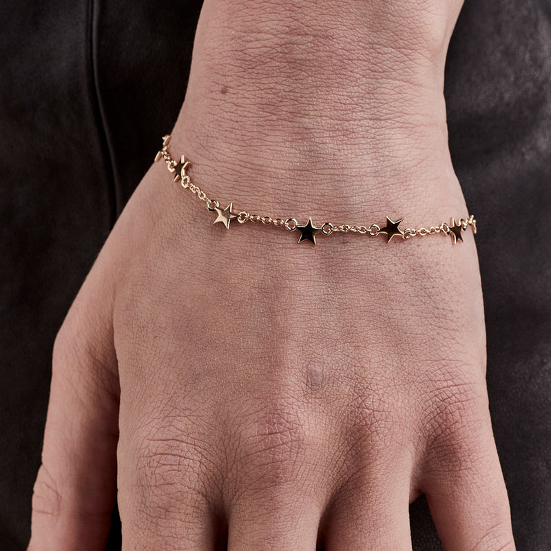 Stolen Girlfriends Club Stolen Star Bracelet - Gold Plated-Bracelet-Walker & Hall