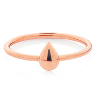 Boh Runga Droplet Ring - Rose Gold-Ring-Walker & Hall