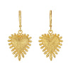 Zoe & Morgan Heart Rays Earrings - Gold Vermeil-Earrings-Walker & Hall