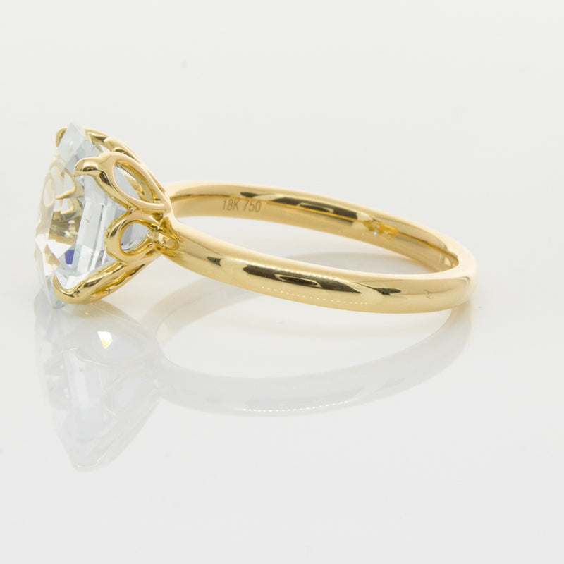 18ct Yellow Gold Aquamarine Octavia Ring-Ring-Walker & Hall