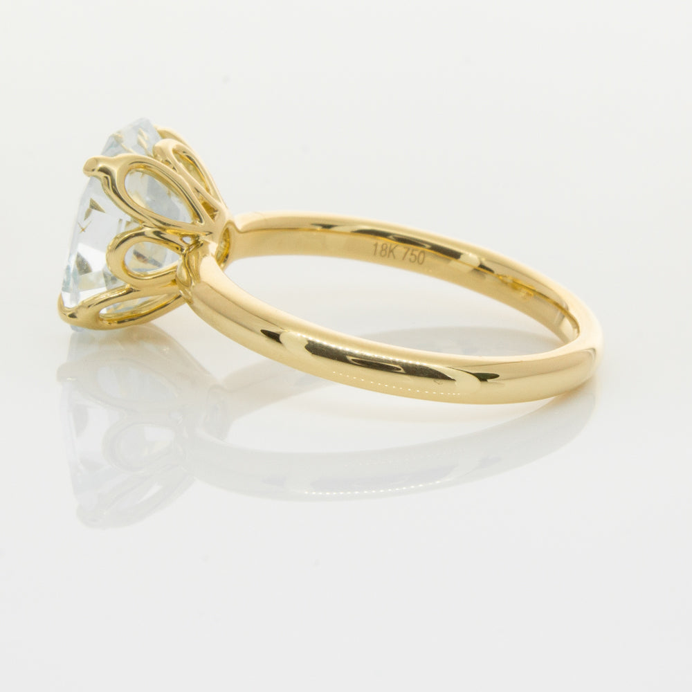 18ct Yellow Gold Aquamarine Octavia Ring-Ring-Walker & Hall