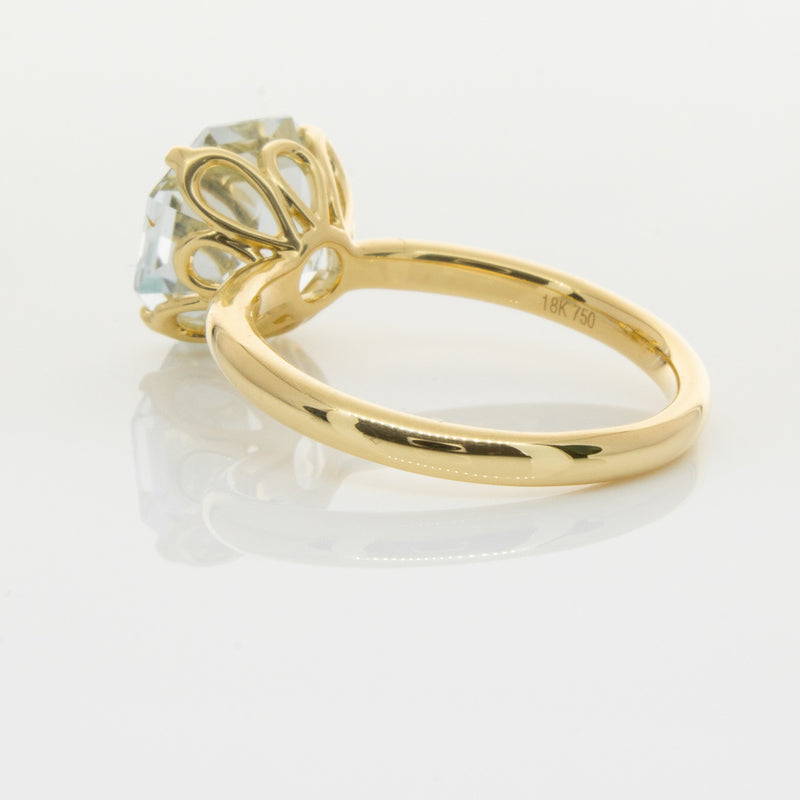 18ct Yellow Gold Aquamarine Octavia Ring-Ring-Walker & Hall