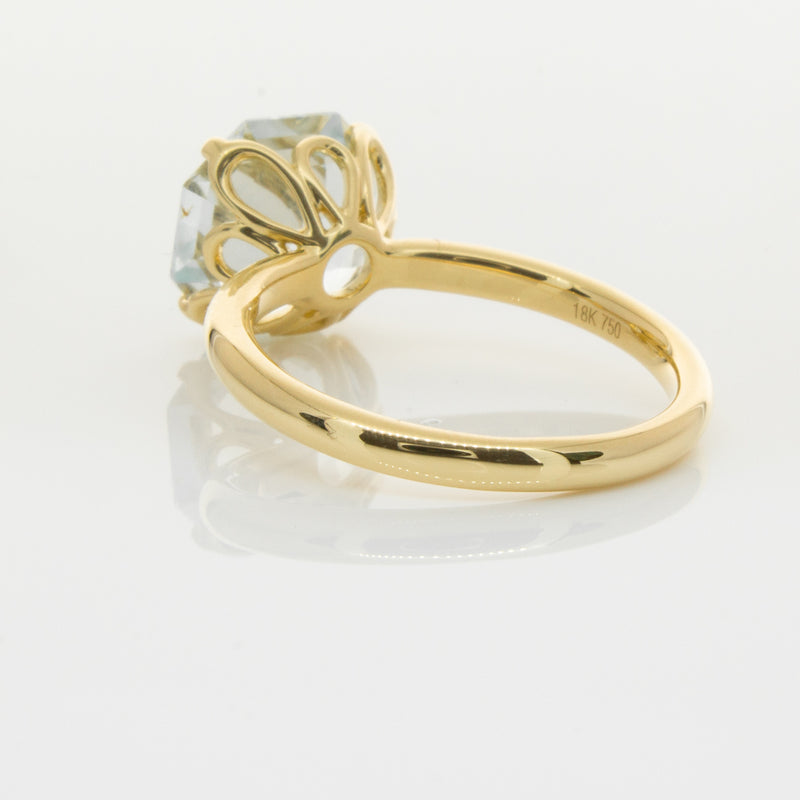 18ct Yellow Gold Aquamarine Octavia Ring-Ring-Walker & Hall