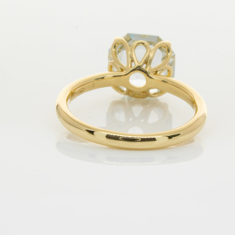 18ct Yellow Gold Aquamarine Octavia Ring-Ring-Walker & Hall