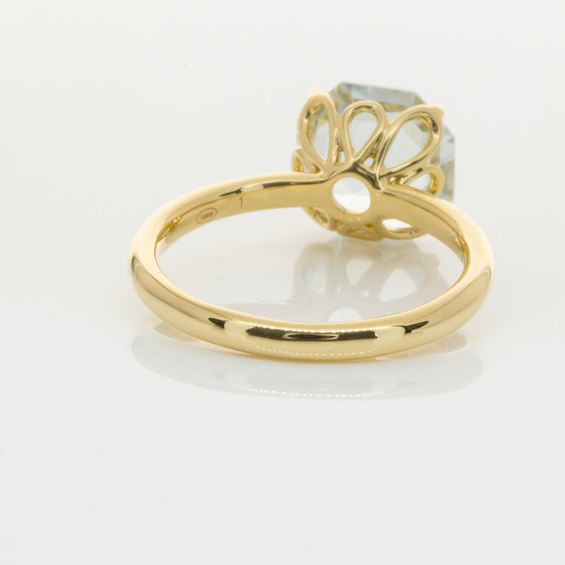 18ct Yellow Gold Aquamarine Octavia Ring-Ring-Walker & Hall