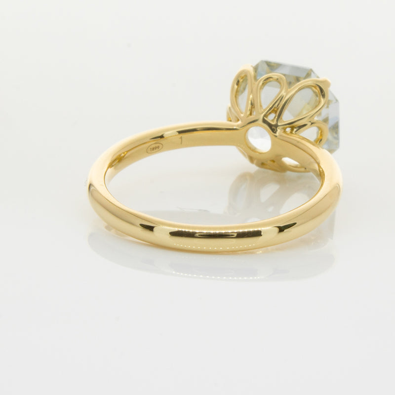 18ct Yellow Gold Aquamarine Octavia Ring-Ring-Walker & Hall